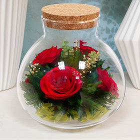 NUOBESTY gift-worthy terrarium for office decor and plant lovers