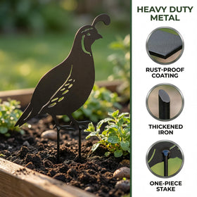 NUOBESTY sturdy ground stakes provide stable placement along pathways