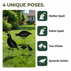 NUOBESTY versatile yard art complements modern and rustic garden styles