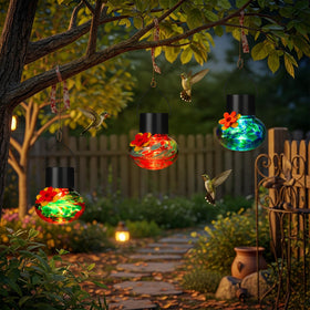 Nuogo three distinct blown glass styles for varied garden aesthetics