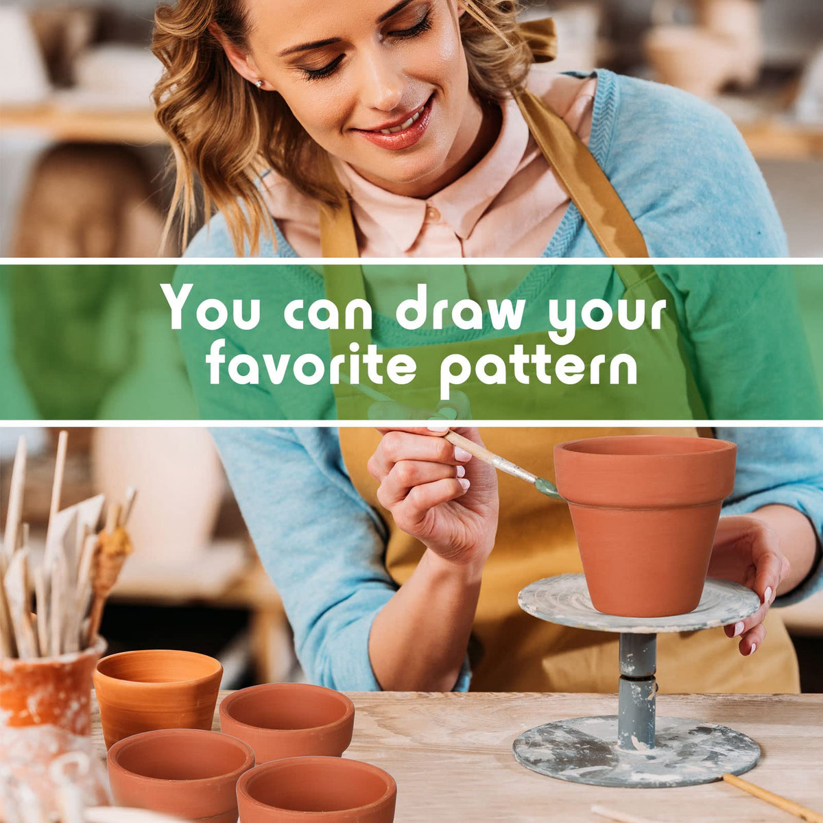 Nuogo terracotta pots for wedding decor adding rustic charm