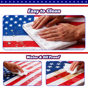 NUOLAN waterproof fabric protects against spills and rain outdoors.
