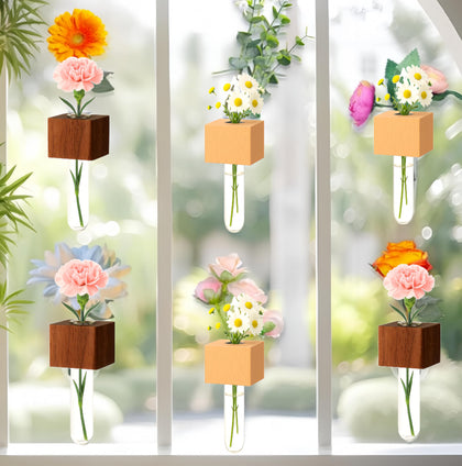 NUOLUTH mini propagation station magnets on fridge create a floating garden display