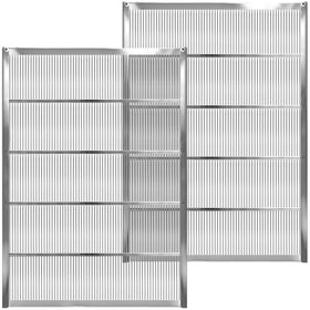 NUOMIC 4-pack queen excluder closeup; galvanized metal for durability