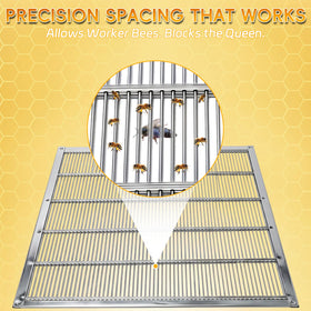 NUOMIC galvanized finish resists rust across seasons in busy apiaries