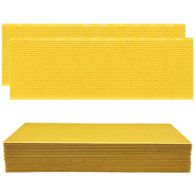 NUOMIC natural beeswax coated frame attracts bees and speeds comb drawing.