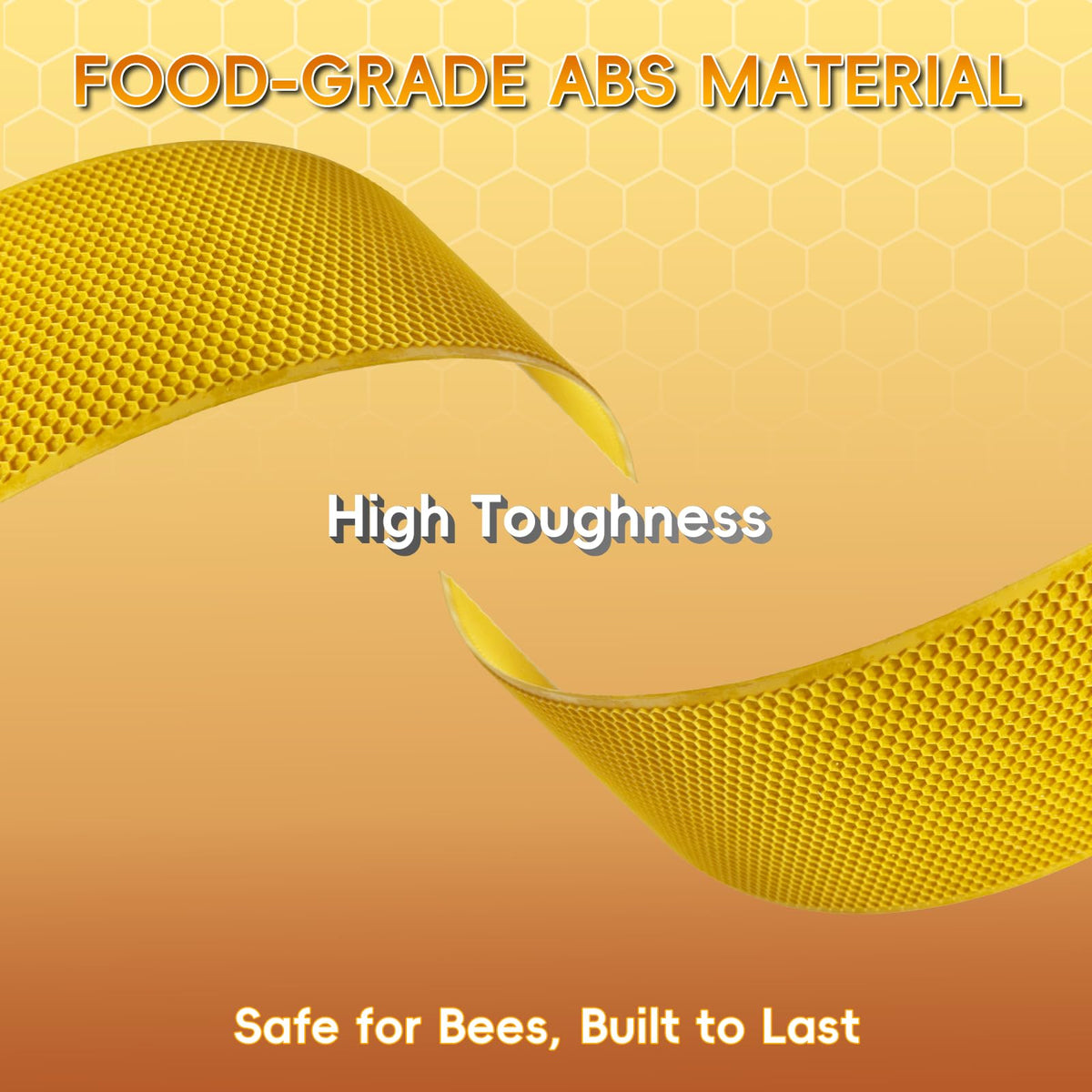 NUOMIC pre-stamped hexagonal cells guide straight comb and hive efficiency