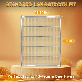 NUOMIC precise spacing lets brood stay contained while workers move freely