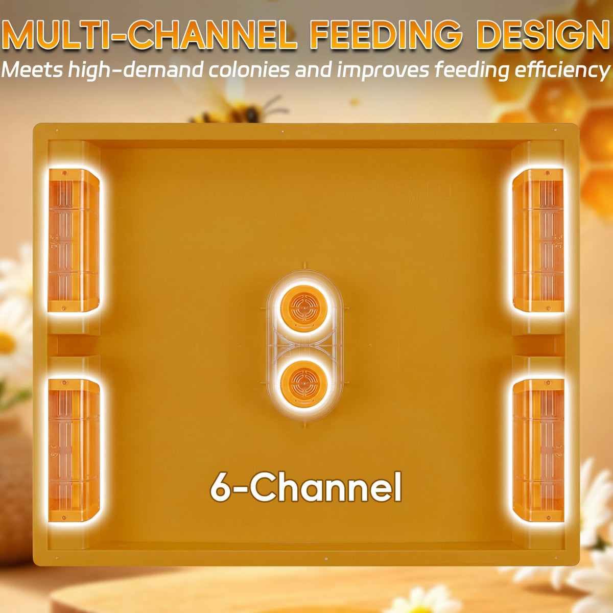 NUOMIC transparent covers allow observation while preventing drowning during feeding.