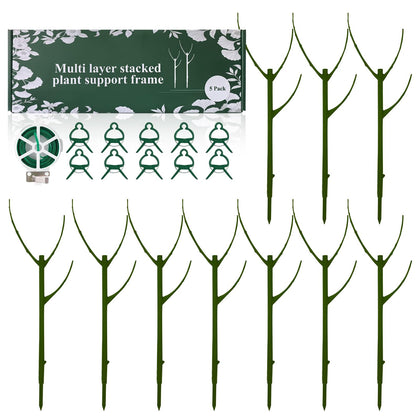 Nuotuv stackable monstera stake 11-inch supports upright growth for climbing plants