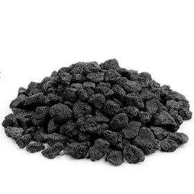 NUPICK lava rock pre-washed low-dust material eases setup and cleanup.