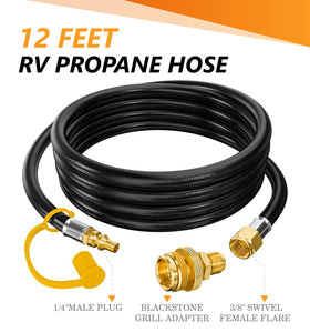 NUPICK premium three-layer material image highlights durable hose construction.