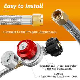 NUPICK regulator inlet compatible with QCC1 Type1 connection