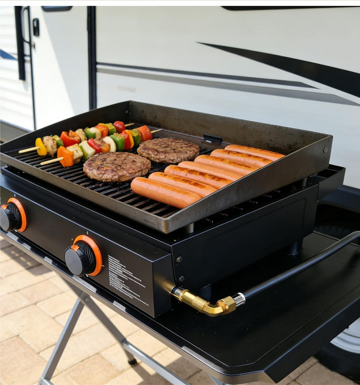 NUPICK RV propane hose is lightweight and easy to store during trips.