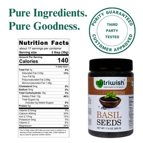 Nutriwish Basil Seeds cookie-bake demonstrates versatile baking ingredient.