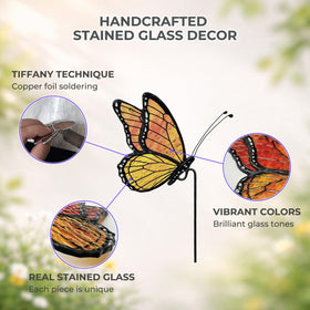 Nuvos AEON Monarch butterfly wings glow in sunlight.
