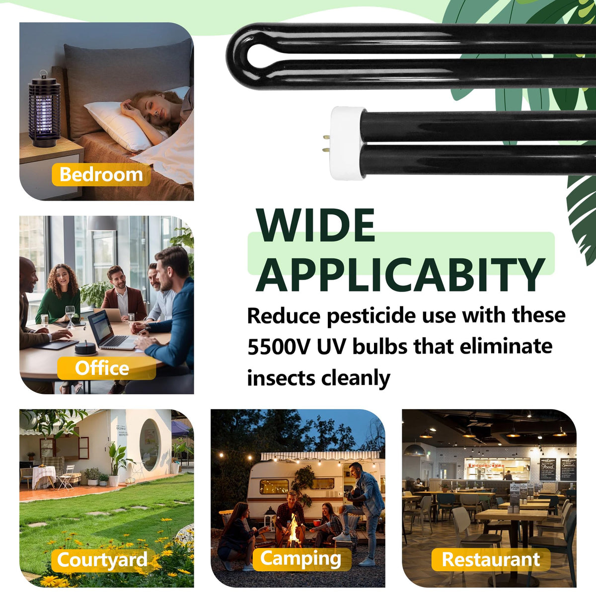 Nvguoes BB-40blk 360-degree beam for broad coverage in spaces