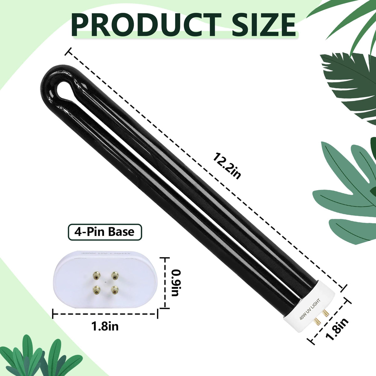 Nvguoes BB-40blk packaging protects the bulb during shipping and handling