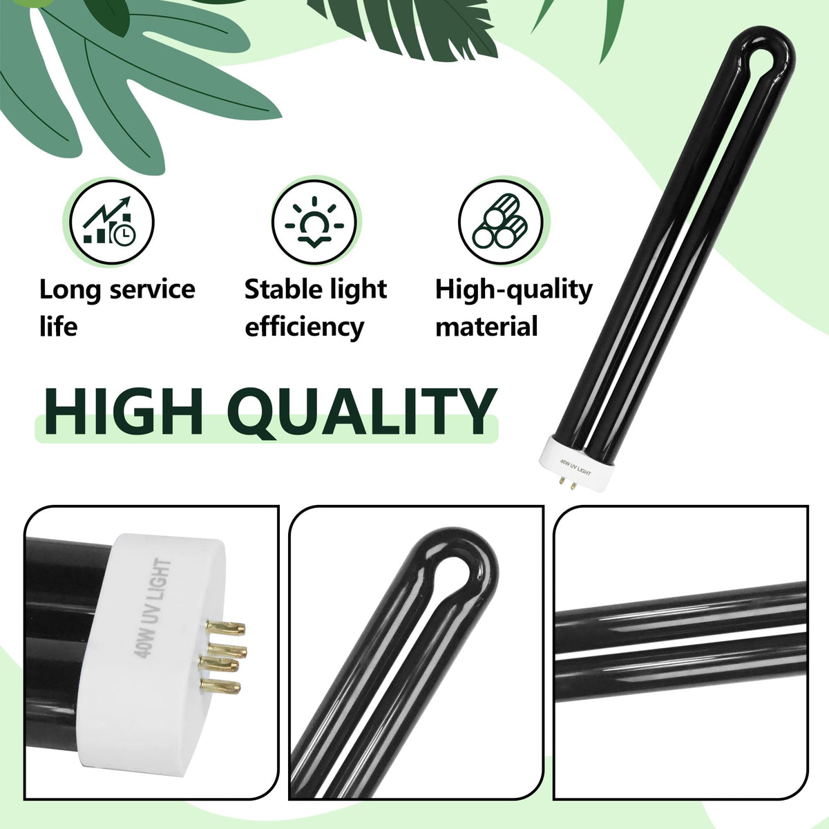 Nvguoes BB-40blk bulb in outdoor setting demonstrates extended coverage