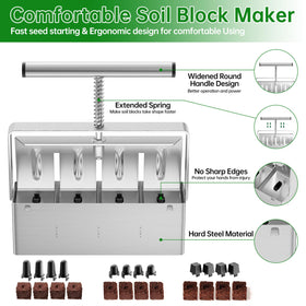 NVRGIUP comfortable handle design for precise block formation