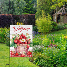 NW 12x18 flag sized for standard garden stands