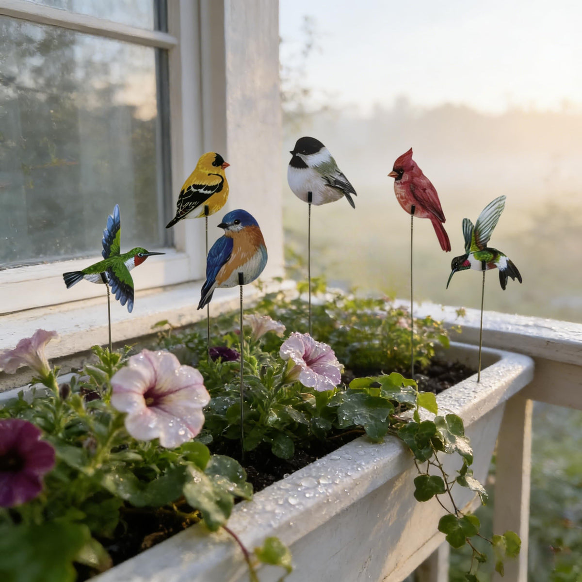 NWAMTFSYXW colorful bird display brightens porches and patios