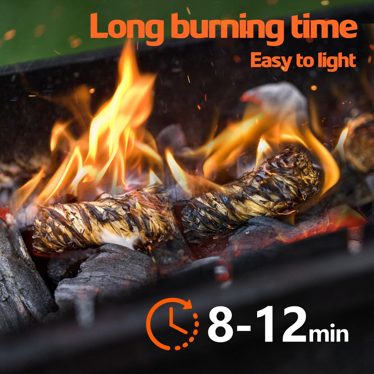 Nwsuewi easy to light fire starters support quick barbecue prep.