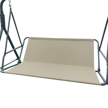 NXIEBFEK porch swing seat cover in beige protects against sun and rain