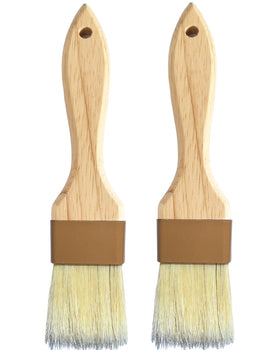 NXRACSH natural boar bristle brush with wood handle for non-shedding food-safe performance.
