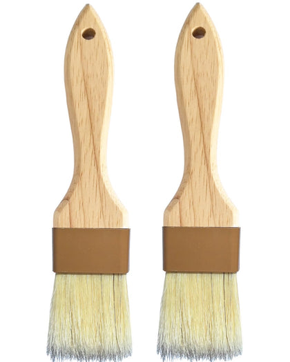 NXRACSH natural boar bristle brush with wood handle for non-shedding food-safe performance.