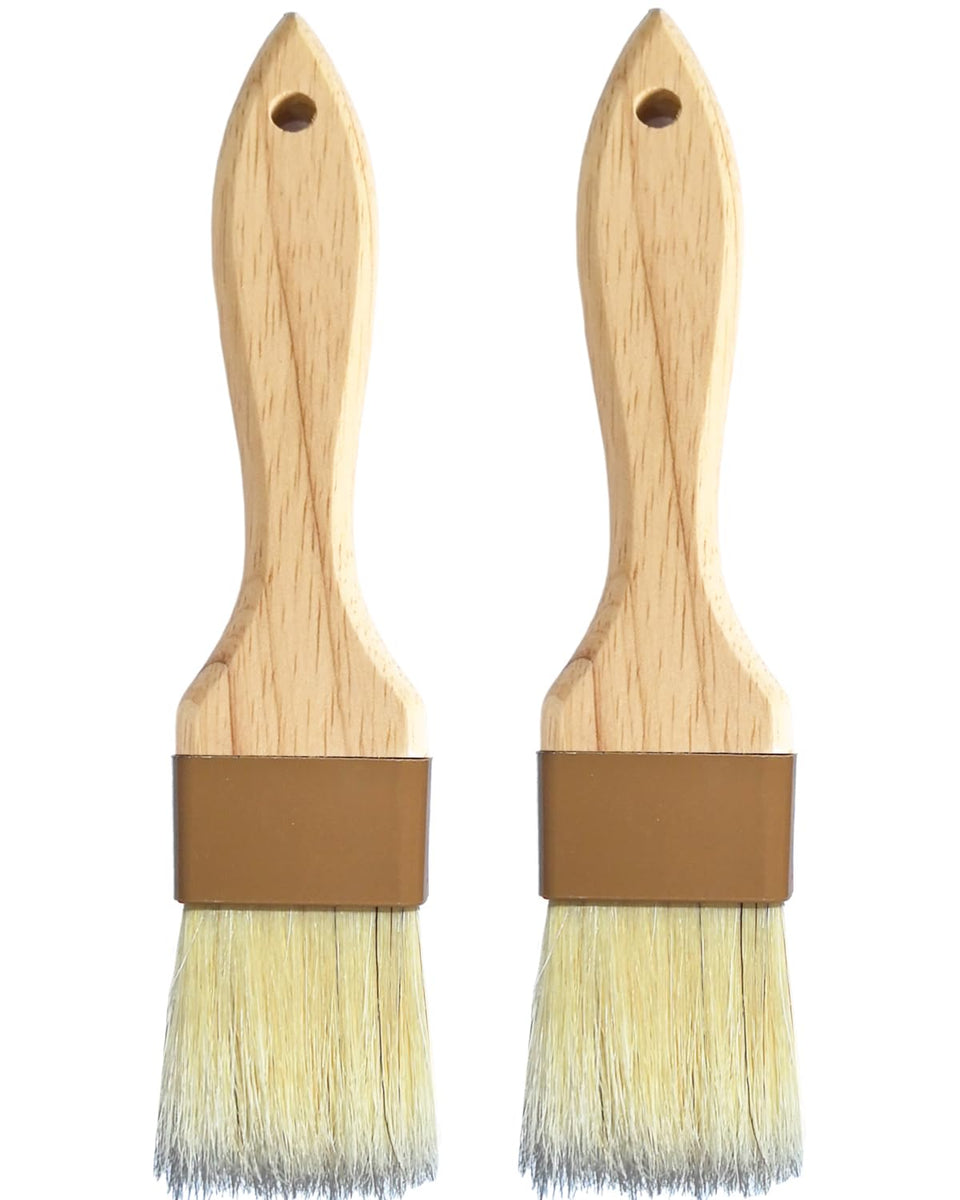 NXRACSH natural boar bristle brush with wood handle for non-shedding food-safe performance.