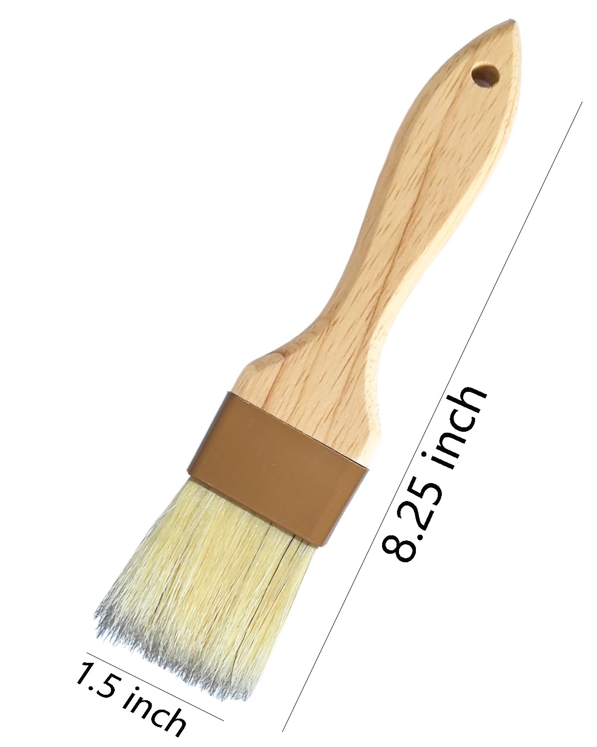 NXRACSH one-and-a-half-inch pastry brush applies butter evenly on pastries.