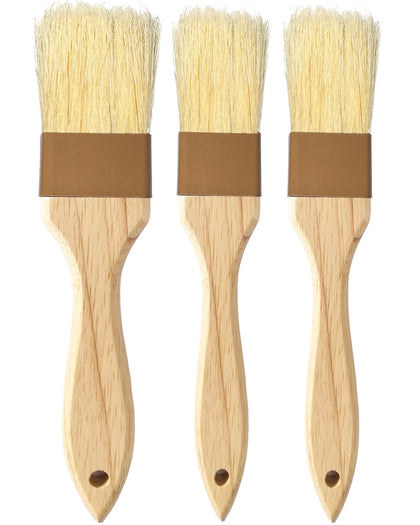 NXRACSH pastry brush with natural bristle 1 inch for even butter and oil application