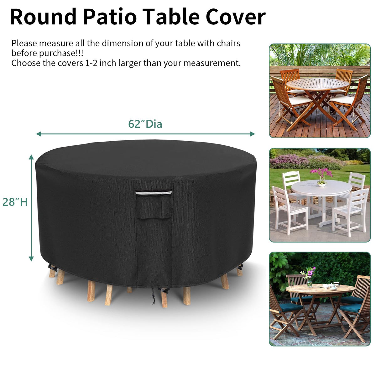NYFITY heavy-duty oxford fabric construction shields furniture year-round.