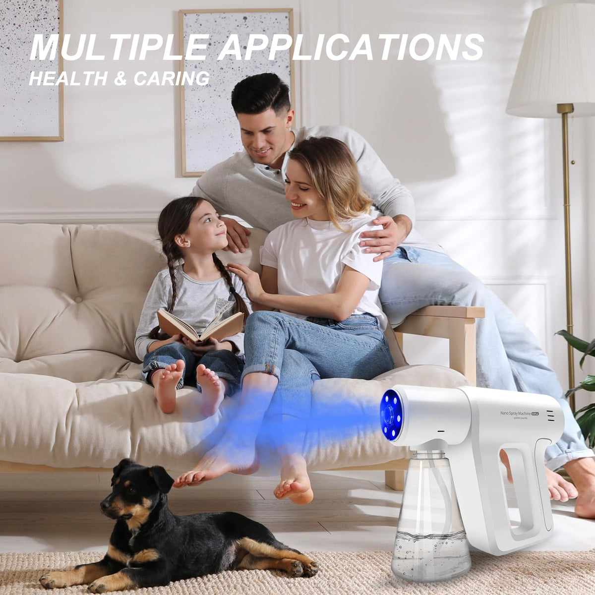 NYIKYUAM spray gun with 350ml tank for fewer refills and wider coverage.