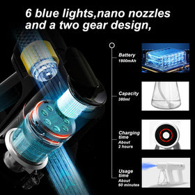 NYIKYUAM spray gun design meets safety standards for home and salon use.