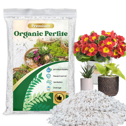 Nyobely Organic Perlite 3-6mm granules boost soil structure for healthy roots