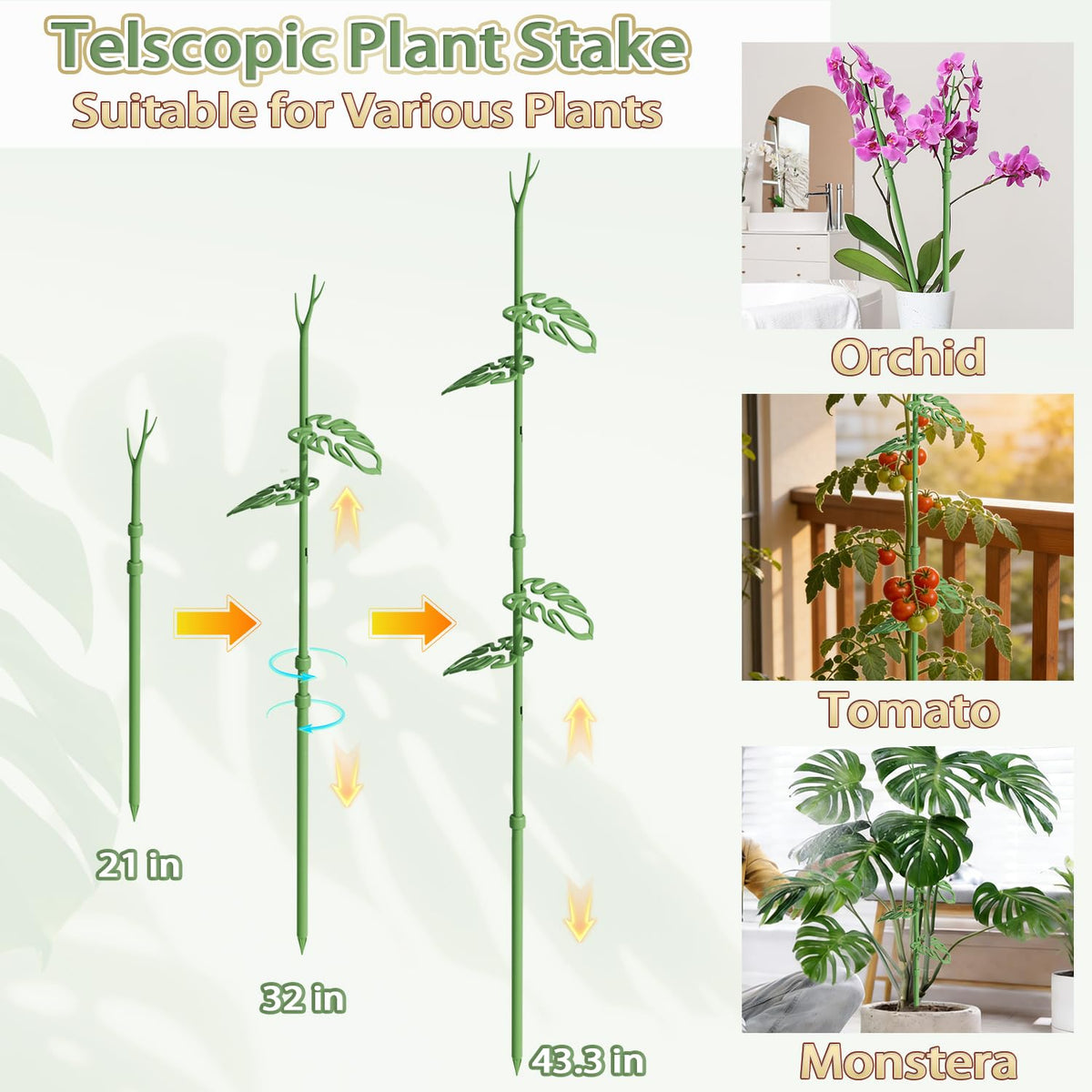 Nyobely stainless steel stem resists moisture for durable outdoor use.