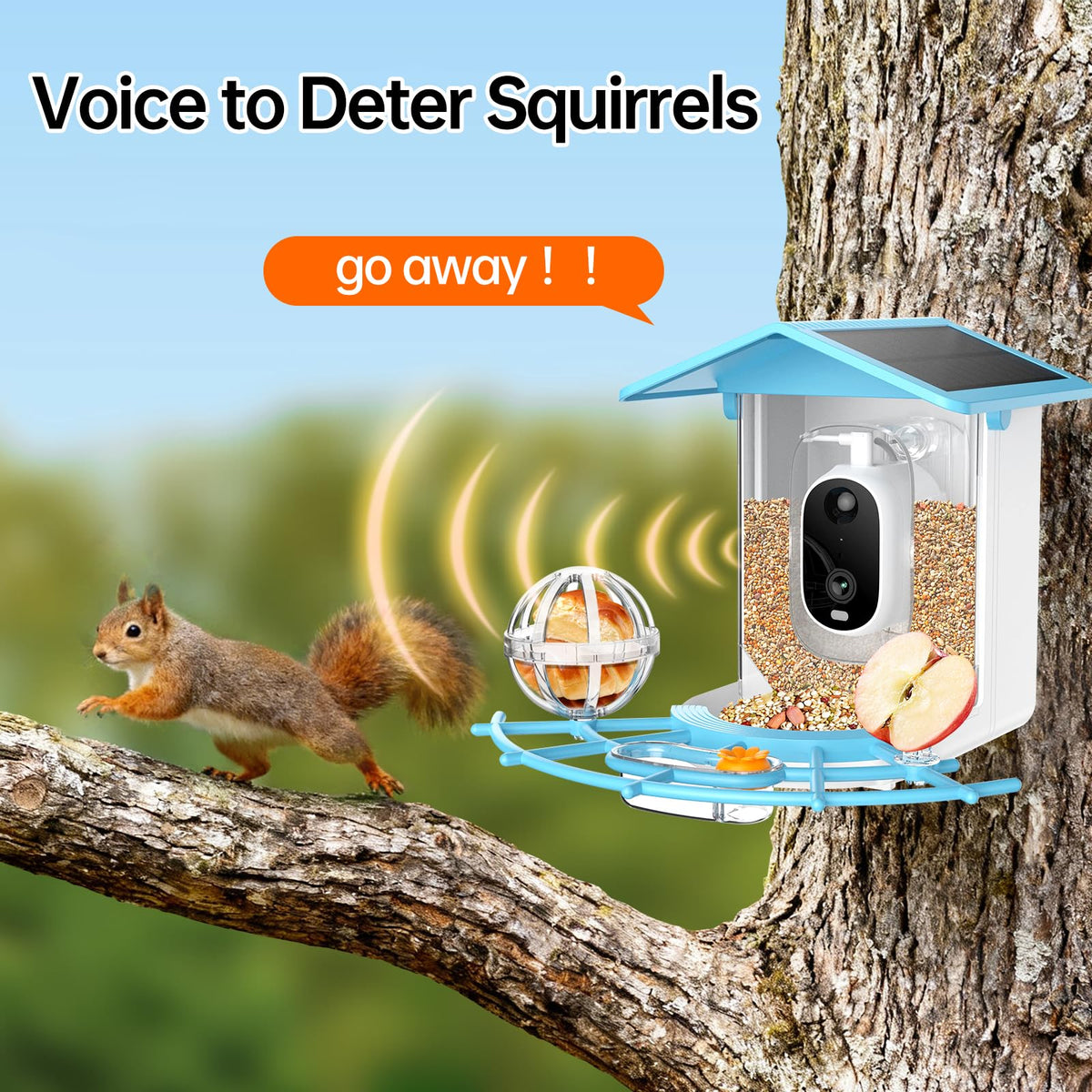 NyteElf Bird Feeder IP65 weatherproof housing withstands outdoor conditions