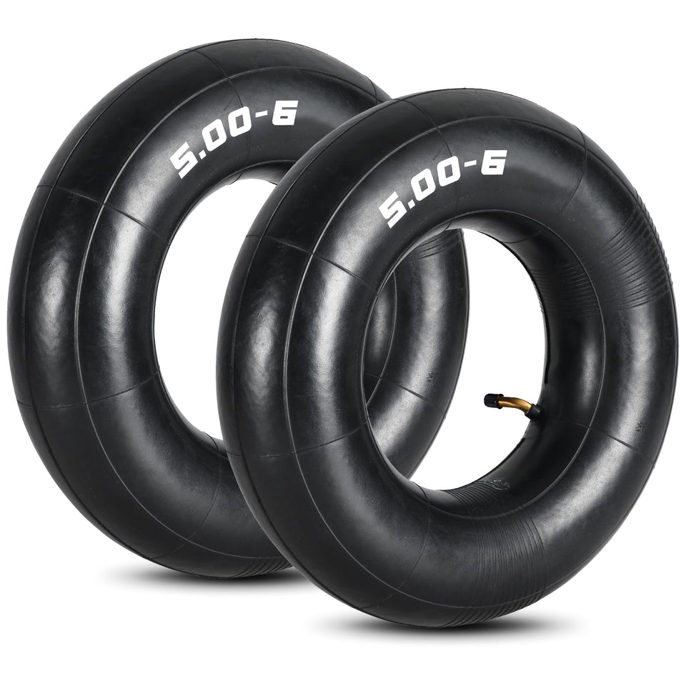 NYXOVA two-pack 13x5.00-6 inner tube front view with durable construction