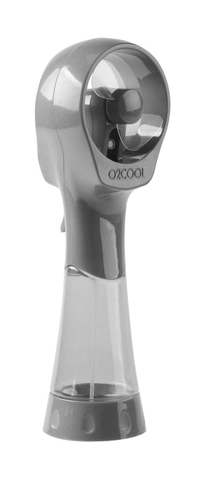 O2COOL Elite misting fan at the beach delivering refreshing breeze