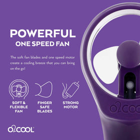 O2COOL Elite portable design fits bags and travel.