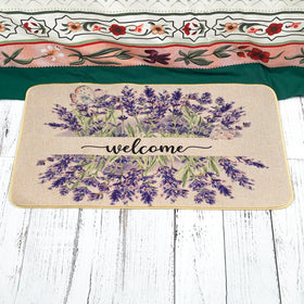 OAEND Low-profile front door mat fits under doors with 0.25 inch clearance.