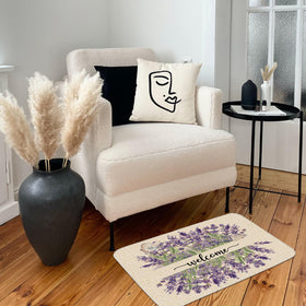 OAEND Outdoor indoor entry mat withstands weather yet welcomes guests.