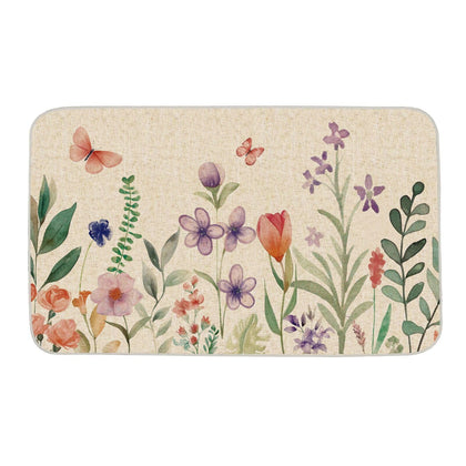 OAEND spring floral door mat 17x29 welcomes guests with seasonal style.