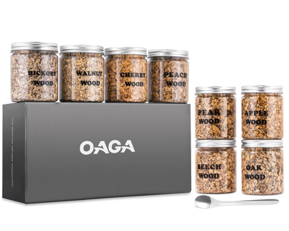OAGA Apple flavor wood chips for cocktails enhance smoky aroma and versatility.