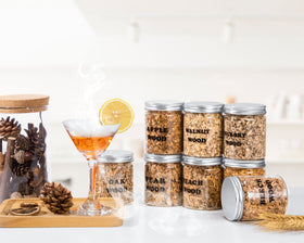OAGA Cherry flavor wood chips deliver fruity smoke for beverages and grilling.