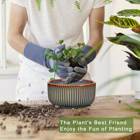 Oairse indoor-outdoor plant pot suitable for desks and patios