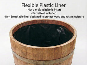 OAKENZ paired with barrel feet improves drainage and airflow.