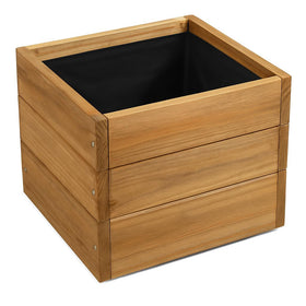 OAKENZ square planter liner corner-feet-ready supports improved drainage and airflow.